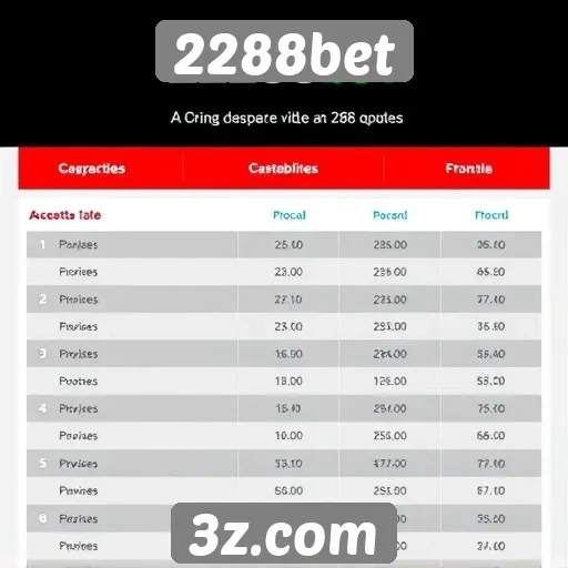Comparação com outros sites de apostas