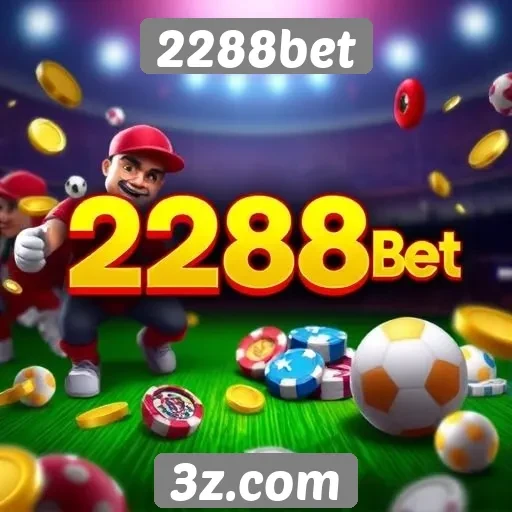 Variedade de jogos disponíveis em 2288bet